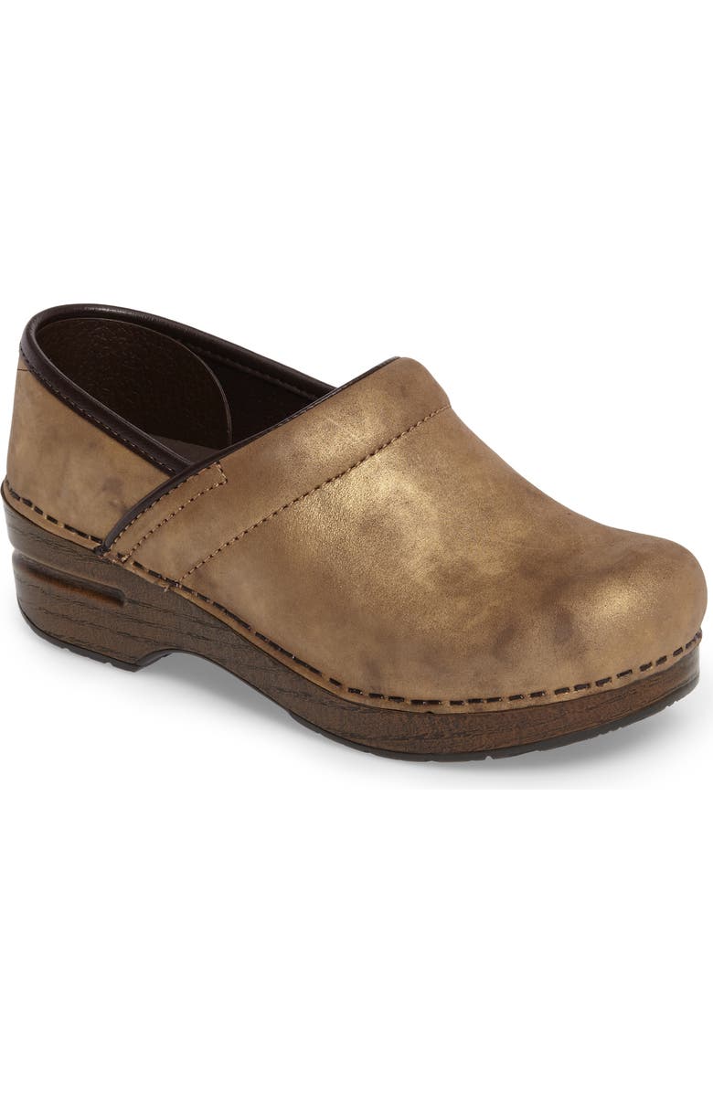 Dansko Distressed Professional Clog, Main, color,