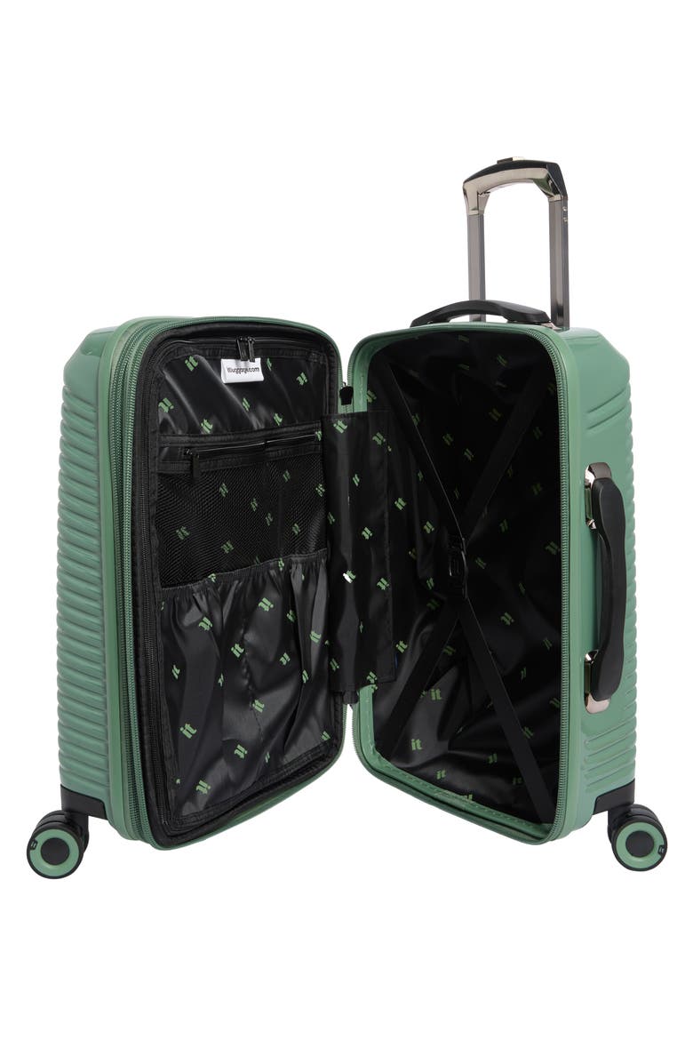 Traversed Hardside Spinner Suitcase, Alternate, color, HEDGE GREEN