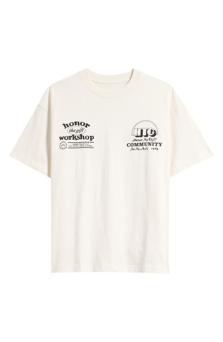 HONOR THE GIFT Workshop Graphic T-Shirt, Alternate, color, Bone