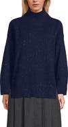 Lands' End Dweller Split Hem Turtleneck Sweater