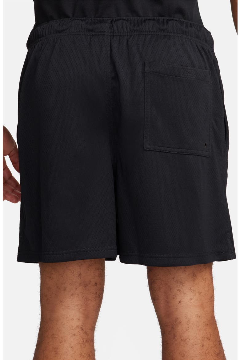 Club Flow Mesh Athletic Shorts, Alternate, color, 010 BLACK/WHITE