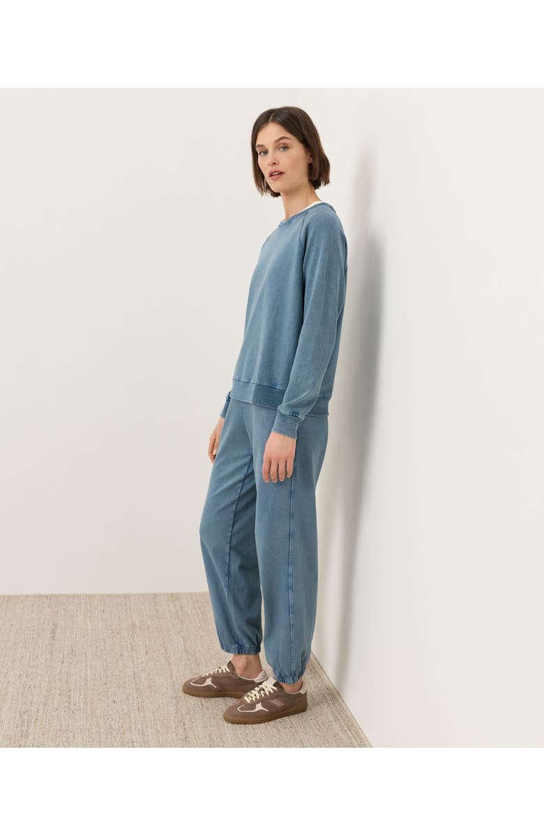 Pact Organic Cotton Weekends Relaxed Sweatpant, Alternate, color, Washed Wedgewood Blue