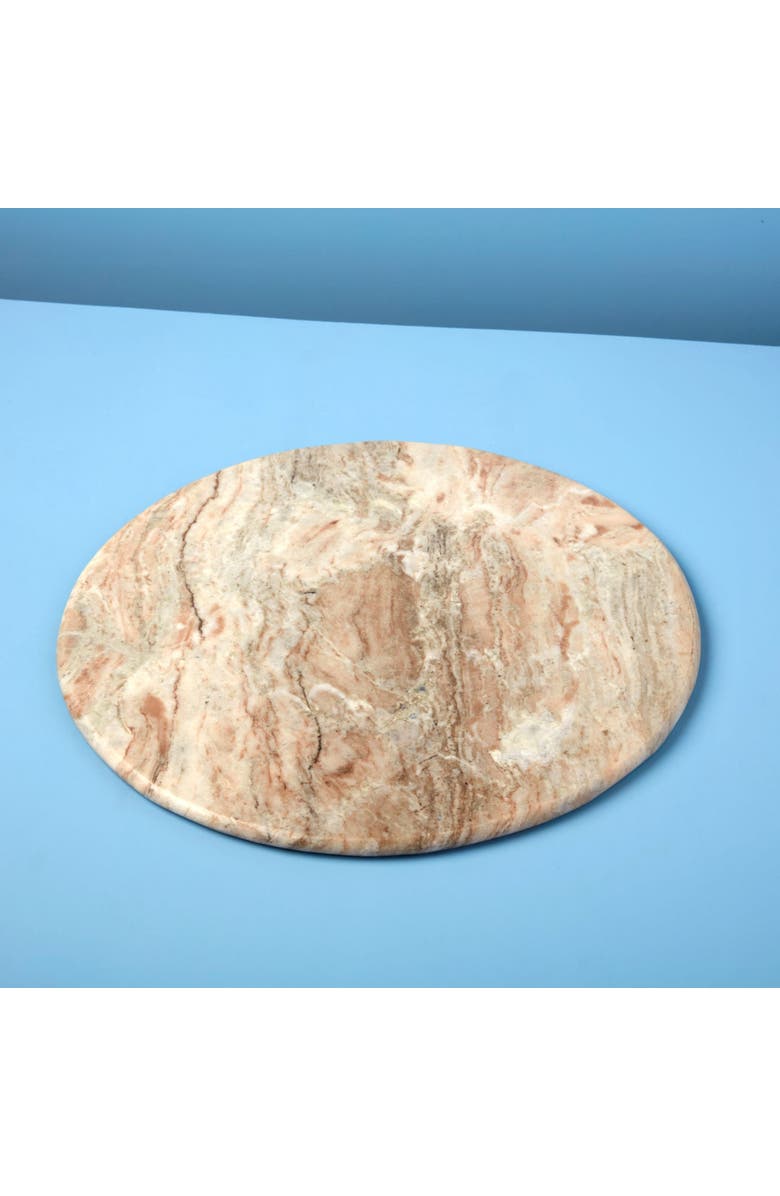 Be Home Waterfall Oversized Round Board, Alternate, color, Marble