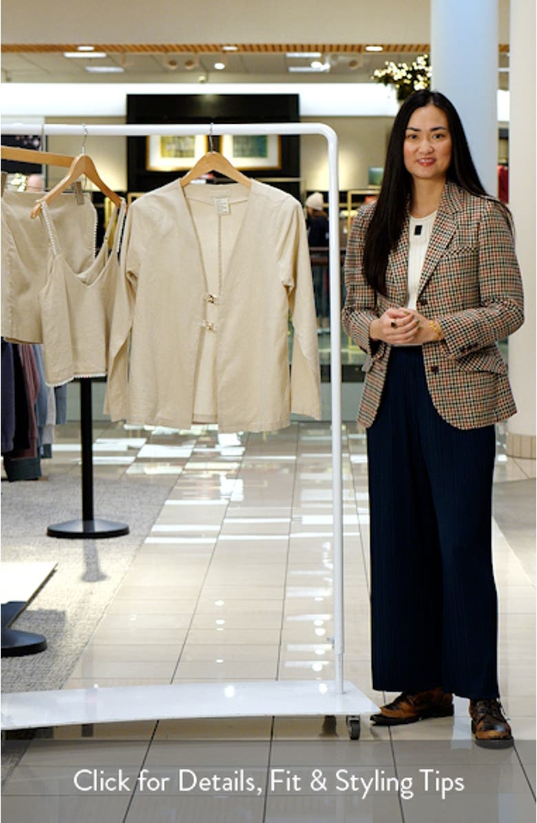 Libia Linen Blend Jacket, sales video thumbnail