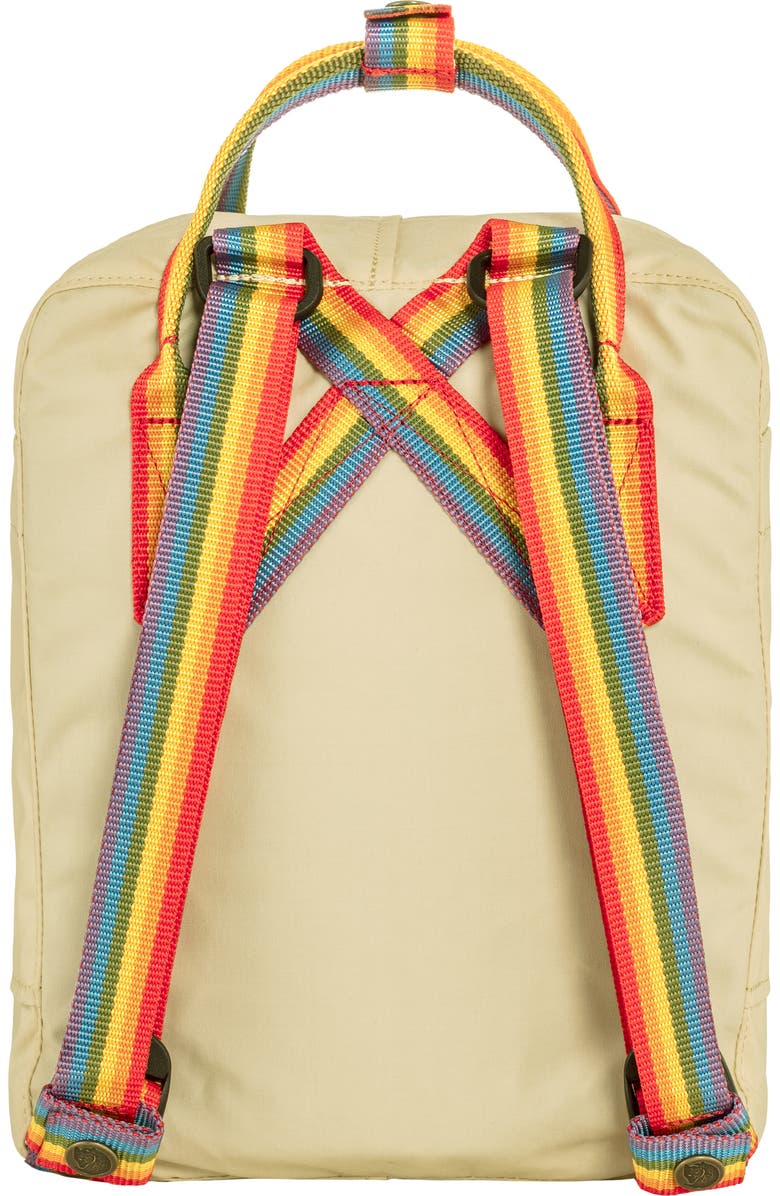 Fjällräven Mini Kånken Rainbow Water Resistant 13-Inch Laptop Backpack, Alternate, color,