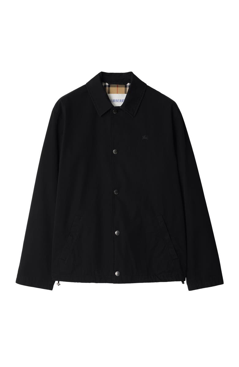 Burberry Gabardine Coach Jacket, Main, color,