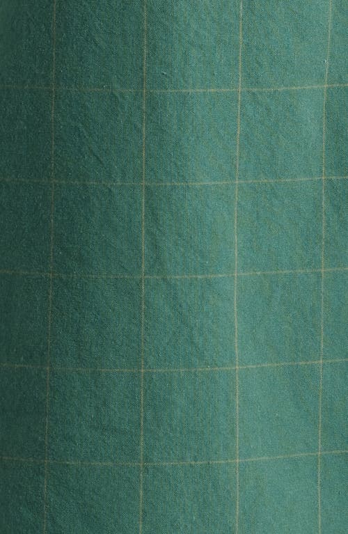 Bp. Windowpane Check Short Sleeve Cotton Button-up Shirt