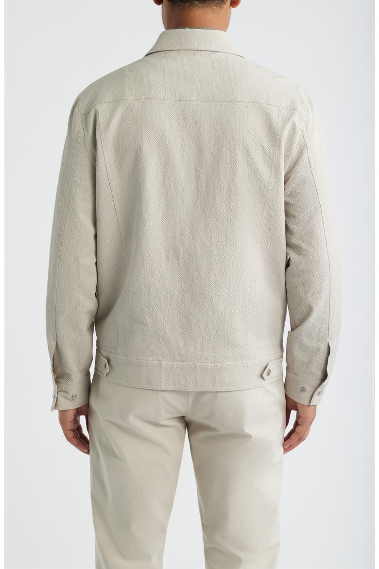 Croft Textured Shirt Jacket, Alternate, color, MOONSTONE