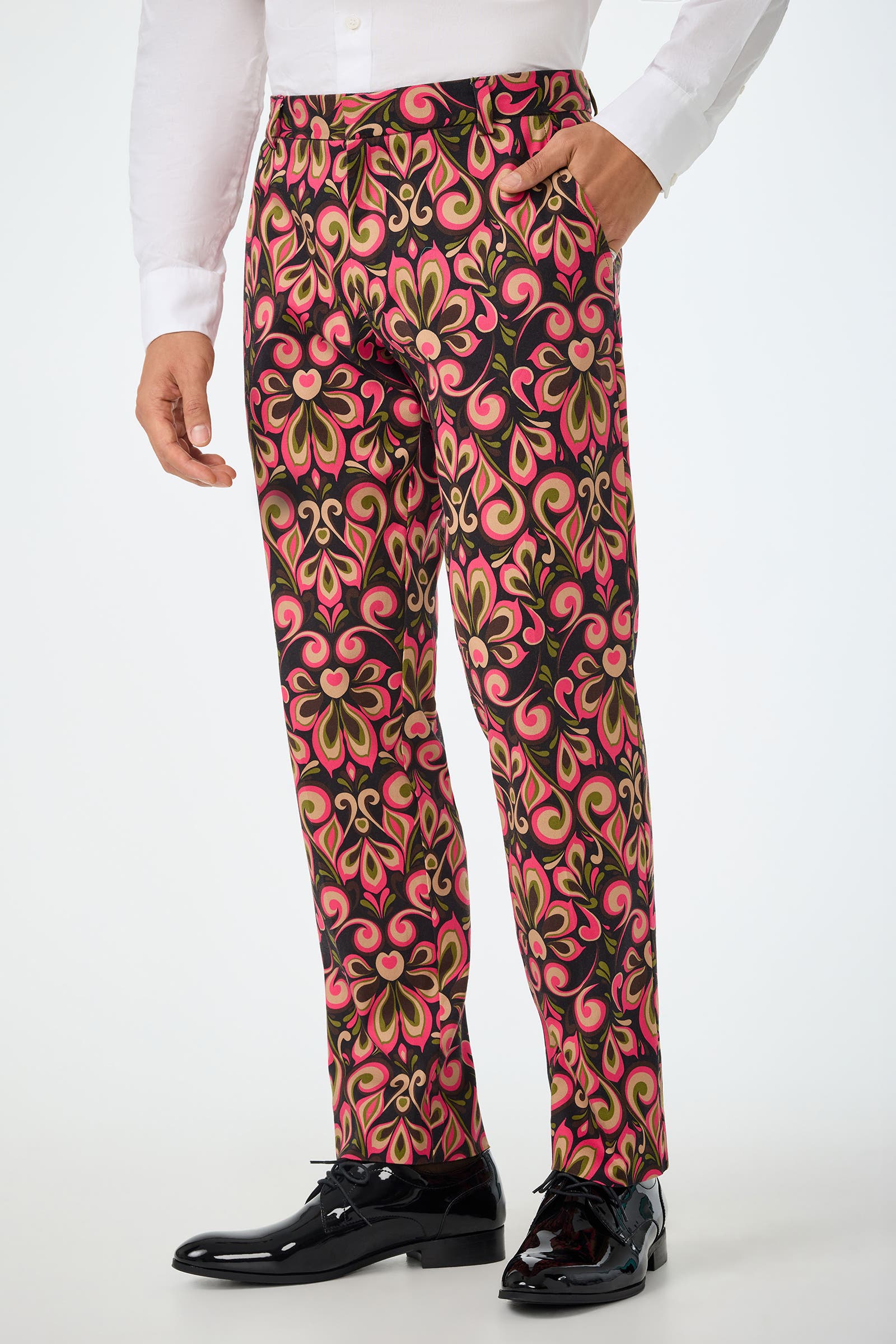 Clyde Slim Fit Printed Trouser - image 2