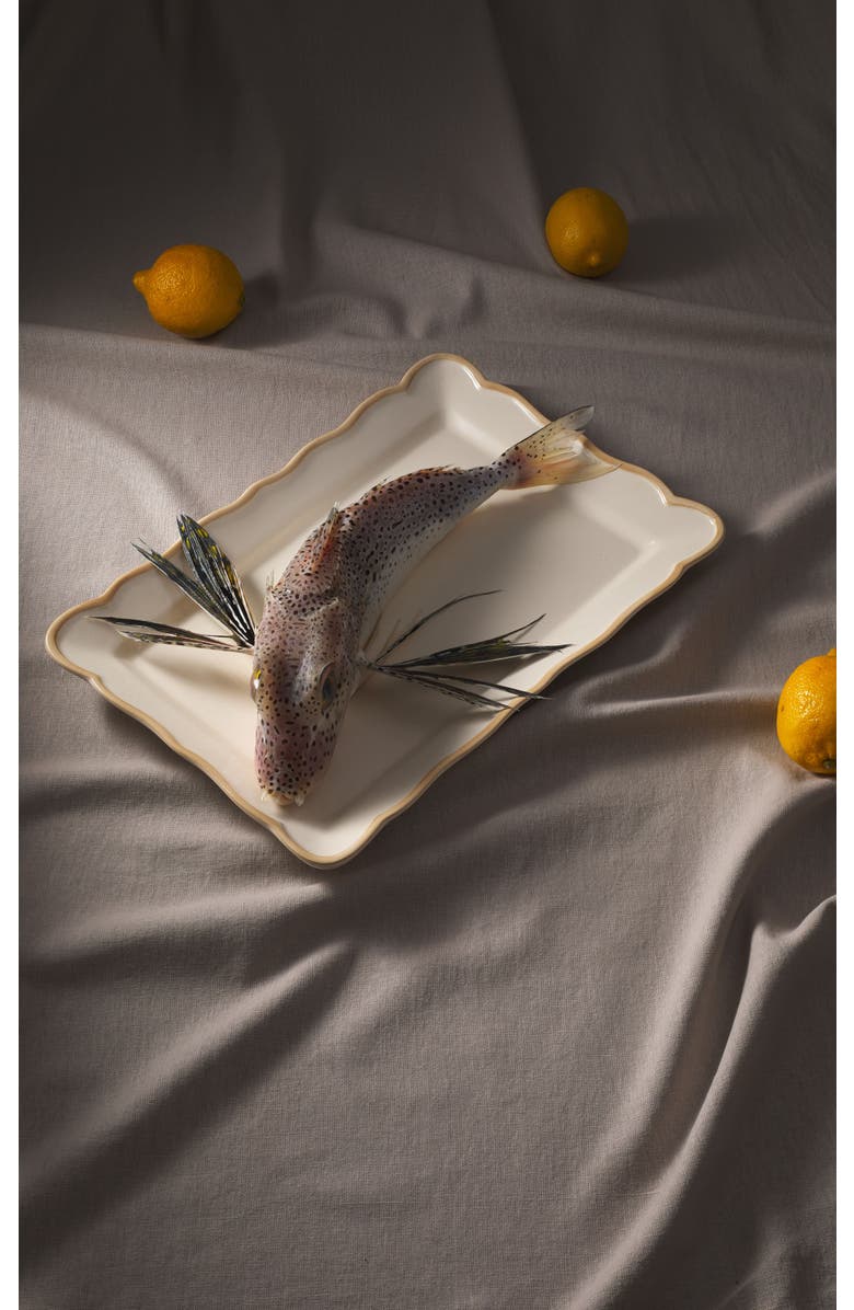 Maison Madison Home Rectangular Platter 15,4'' x 11'', Alternate, color, Colette