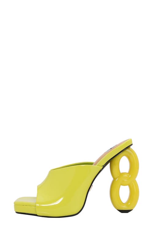 Ninety Union Cancun Slide Sandal In Lime