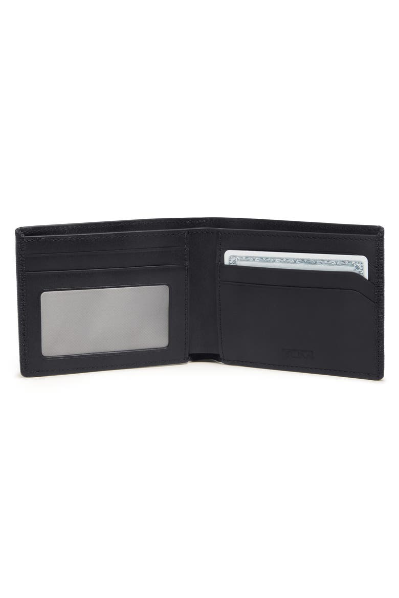 Leather Bifold Wallet, Alternate, color, BLACK EMBOSSED