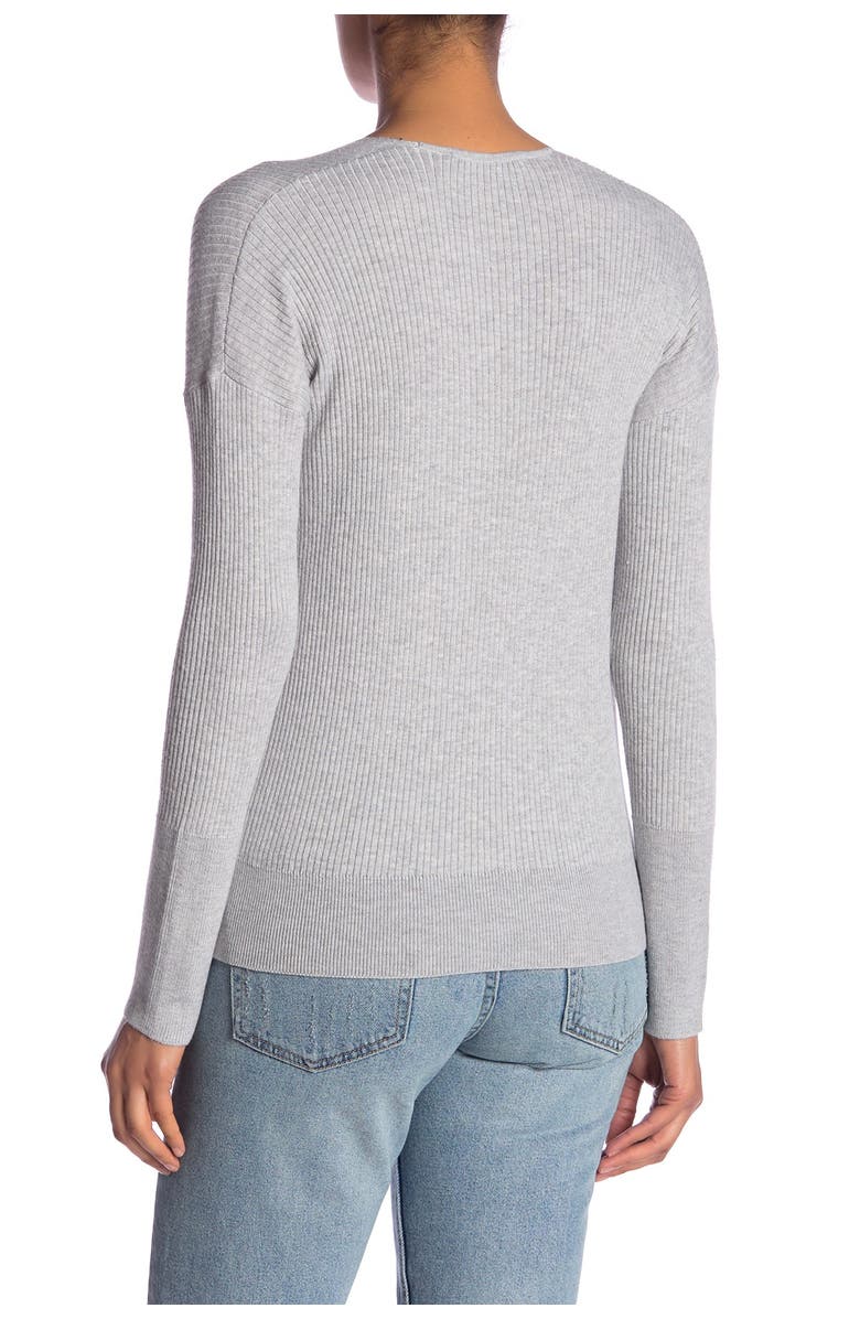Elodie Ribbed Wrap Sweater, Alternate, color, 