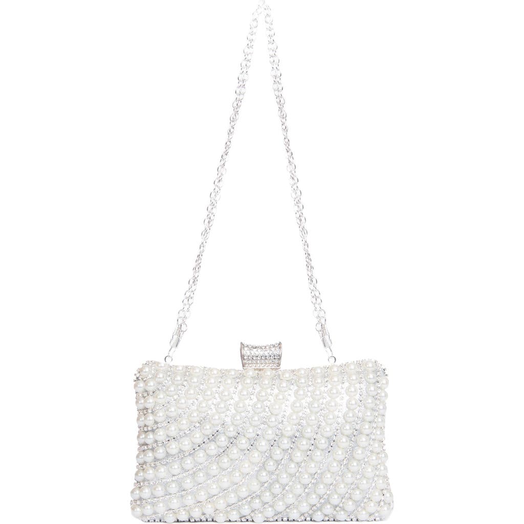 Lauren Lorraine Adore Clutch In Silver