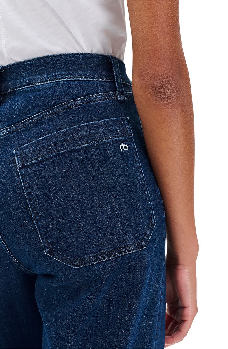 rag & bone Flexi Hadley High Waist Wide Leg Jeans, Alternate, color, Lulu