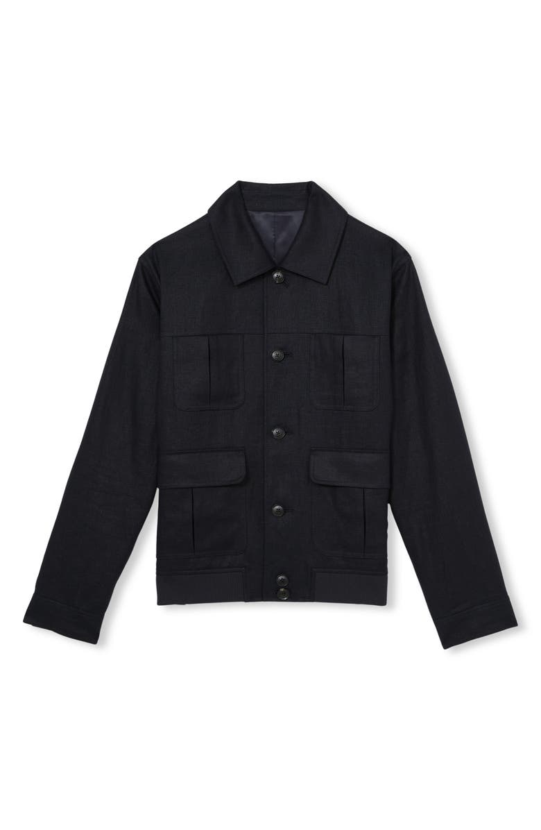 Reiss Adam Linen Jacket, Alternate, color, 