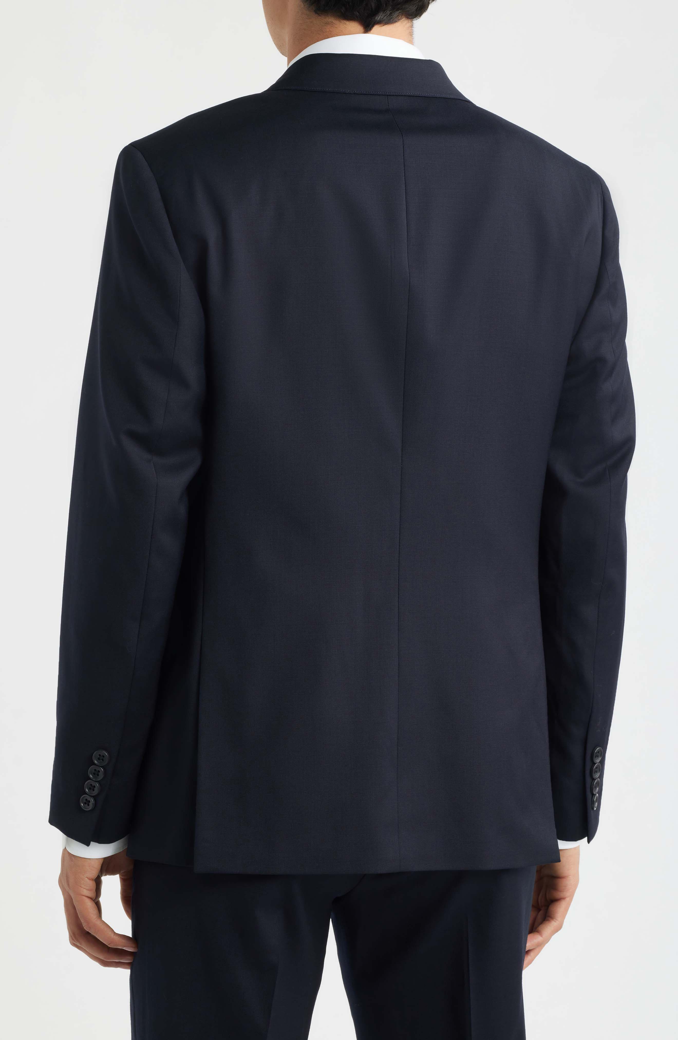 Jetsetter Standard Fit Navy Stretch Wool Suit Jacket - image 2