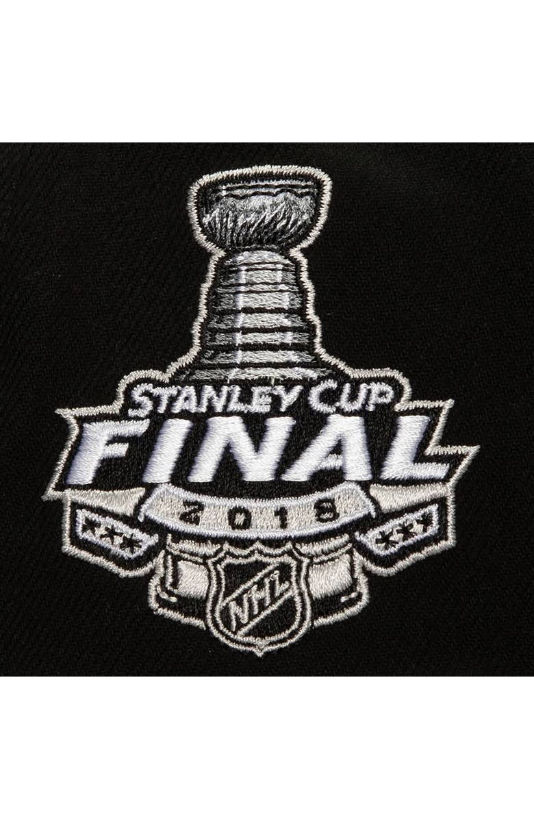 Mitchell & Ness Men's Mitchell & Ness Black Washington Capitals Core Top Spot Snapback Hat, Alternate, color, Black