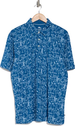 Marlin Cocktails Cotton Blend Polo
