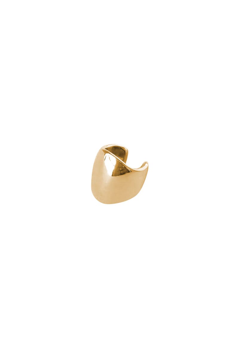Gold Ear Cuff Statement Moon Earring, Main, color, Gold