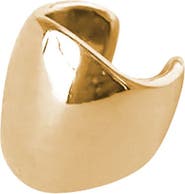 Outofoffice Gold Ear Cuff Statement Moon Earring
