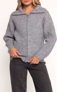 Petal & Pup Miffy Rib Zip-Up Cardigan