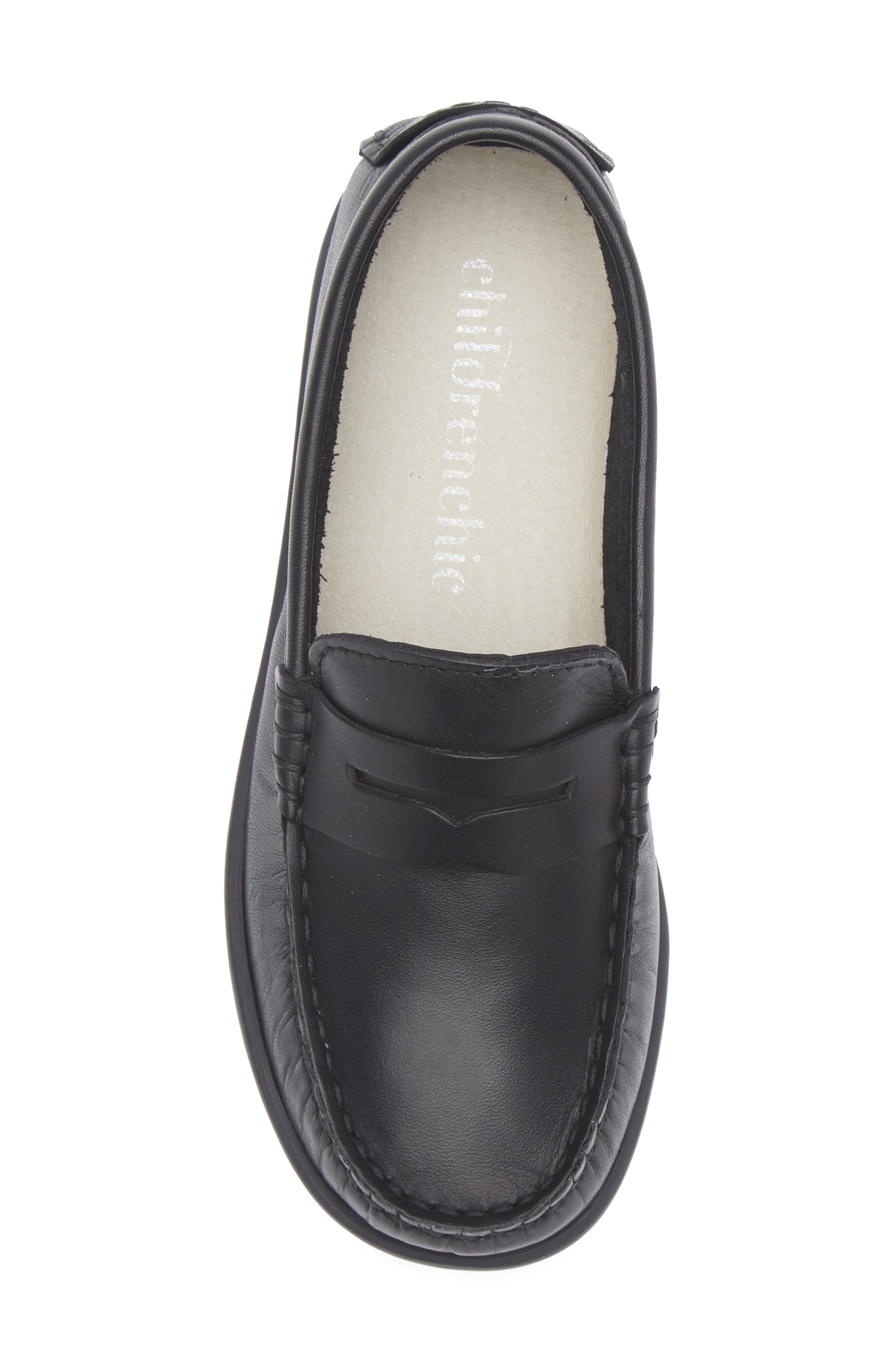 CHILDRENCHIC Kids
 Alex Penny Loafer, Alternate, color, Black