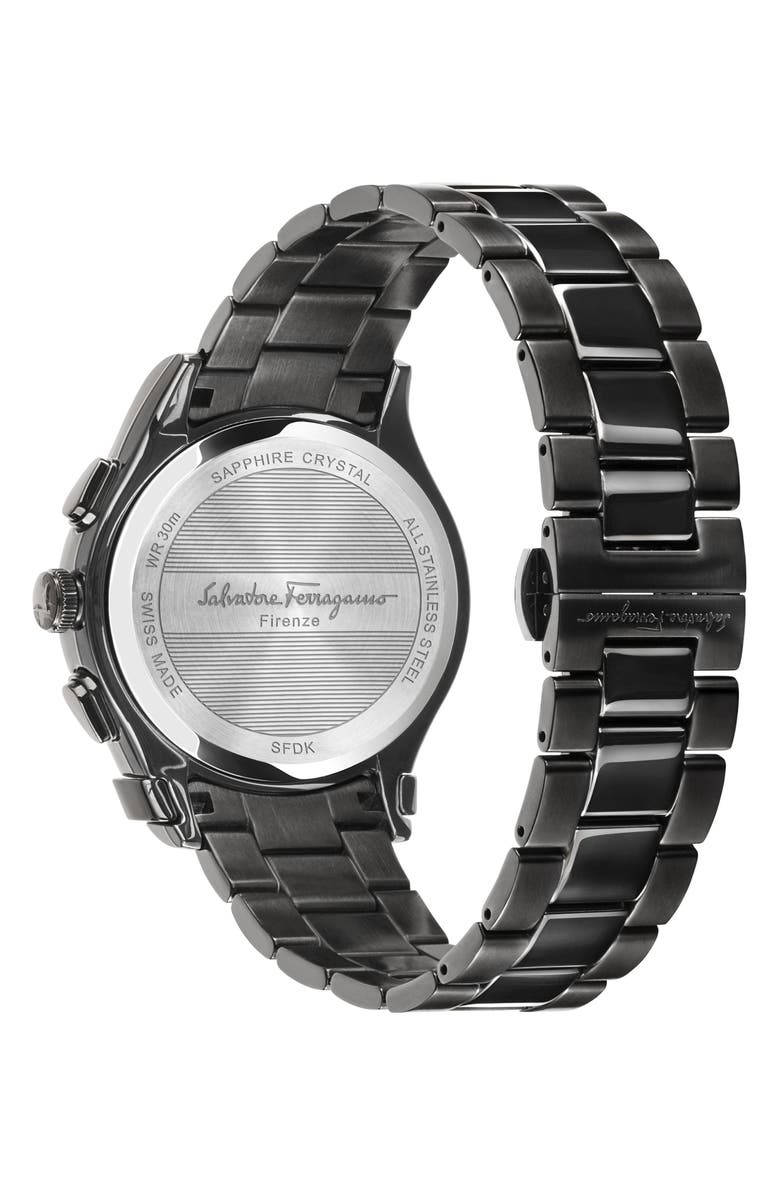 FERRAGAMO Salvatore Ferragamo 1898 Chronograph Bracelet Watch, 42mm, Alternate, color,