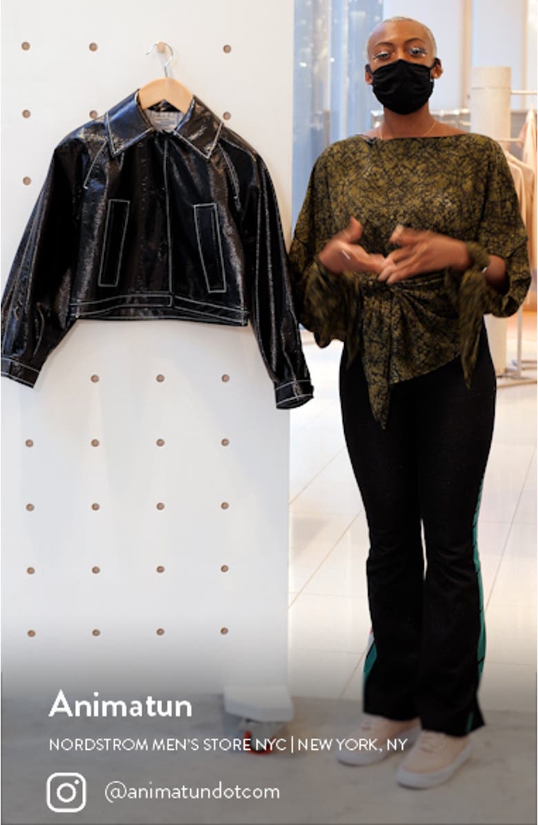 Bracca Faux Leather Jacket, sales video thumbnail