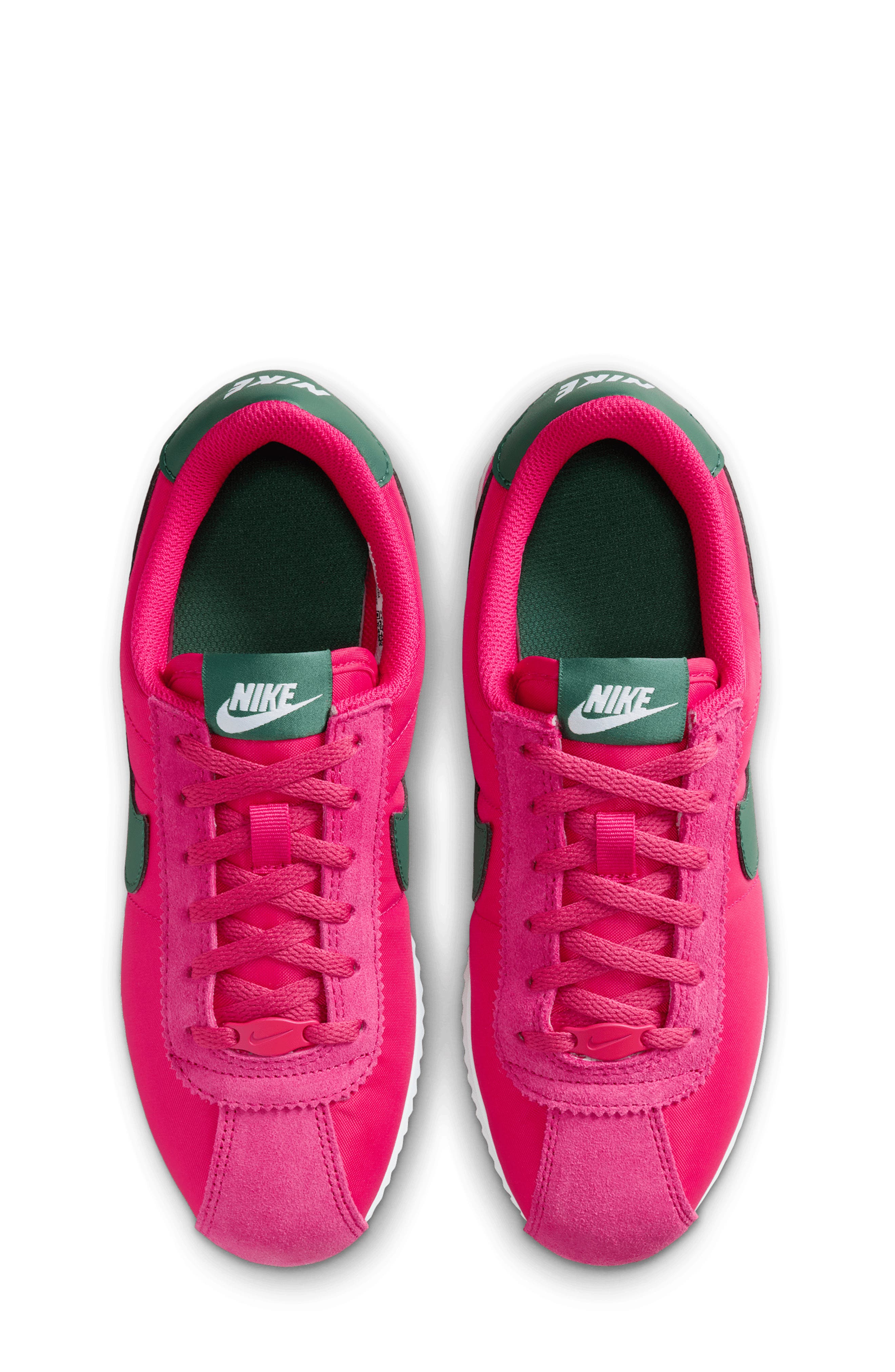 Nike Kids
 Cortez Sneaker, Alternate, color, Rush Pink/ White/ Firn