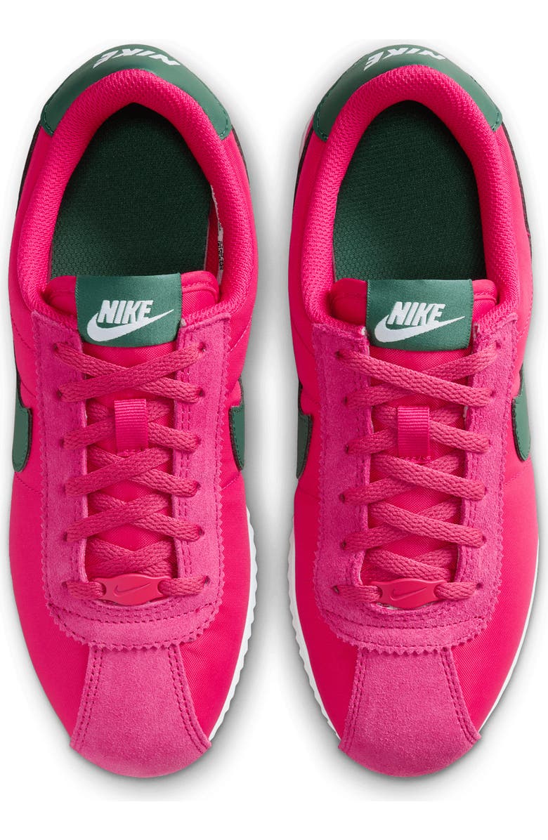 Nike Kids' Cortez Sneaker, Alternate, color, Rush Pink/ White/ Firn