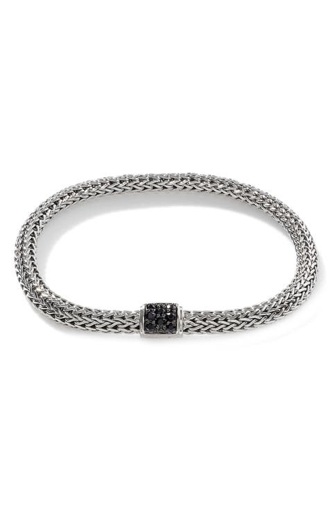 ICON BRACELET STERLING SILVER PAVÉ 5MM