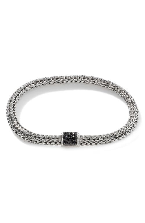 John Hardy Icon Bracelet Sterling Silver Pavé 5mm In White