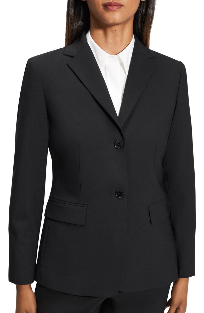 Theory Slim Fit Blazer, Alternate, color, Black