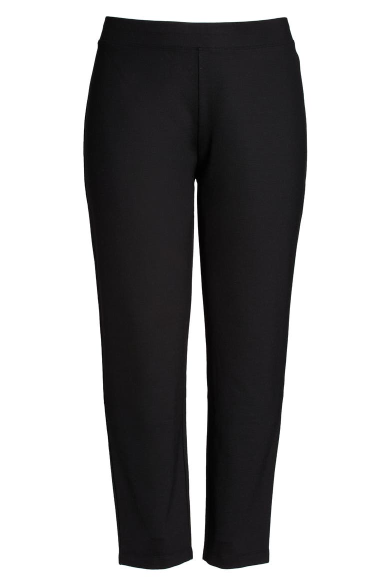 Slim Ankle Pants, Alternate, color, BLACK