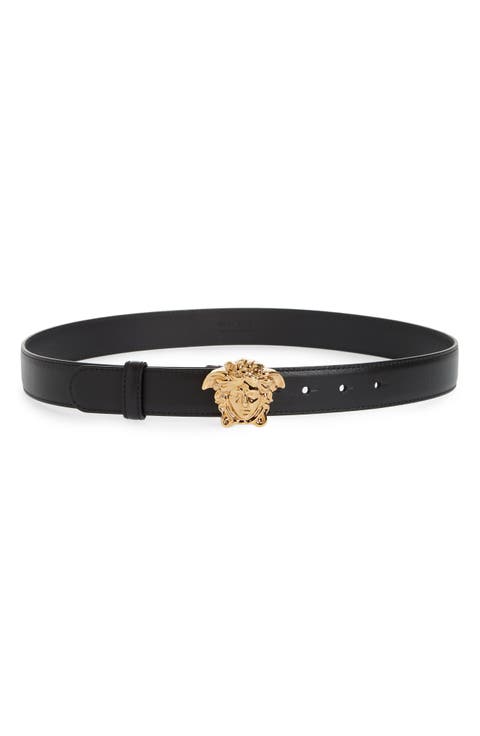 Medusa Leather Belt