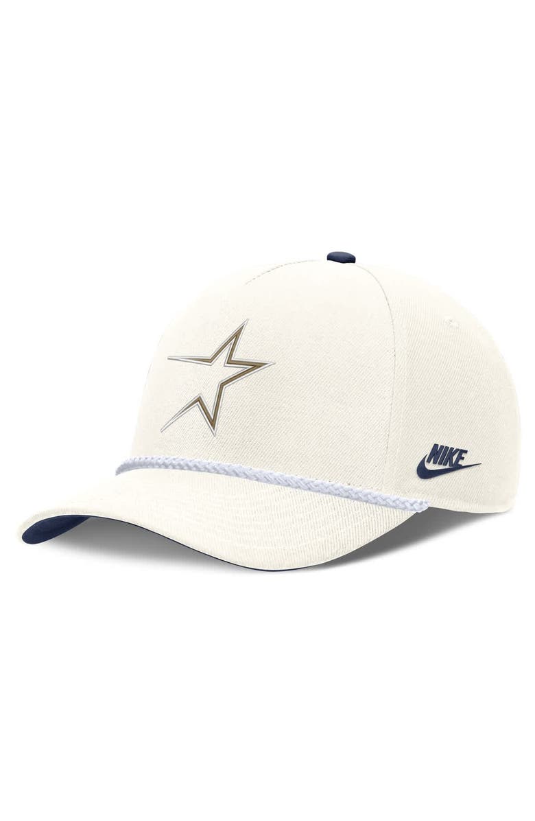 Nike Men's Nike Cream Houston Astros Cooperstown Rise Adjustable Hat, Main, color, Cream