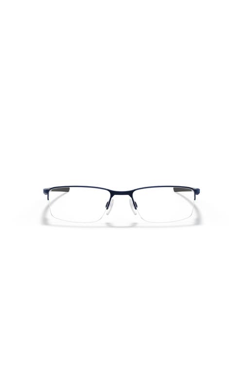 Oakley 53mm Rectangle Optical Glasses In Blue