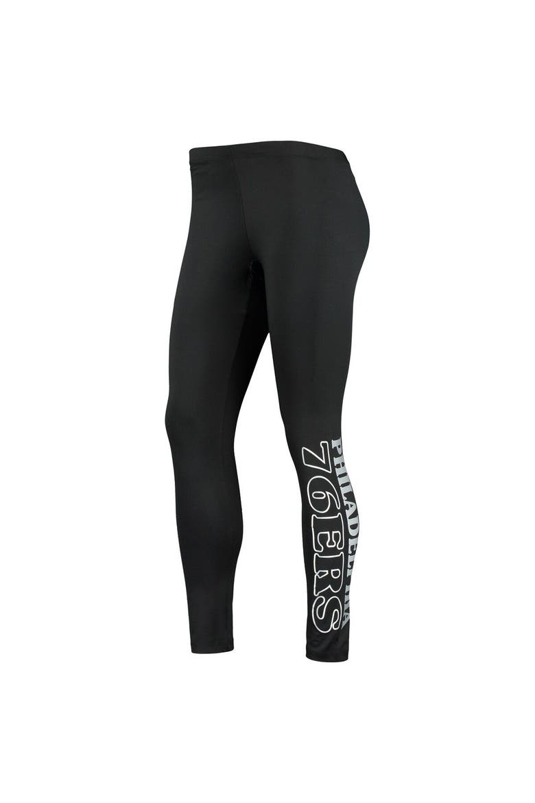 Women's G-III Sports by Carl Banks Black Philadelphia 76ers Stadium Leggings, Alternate, color, Black