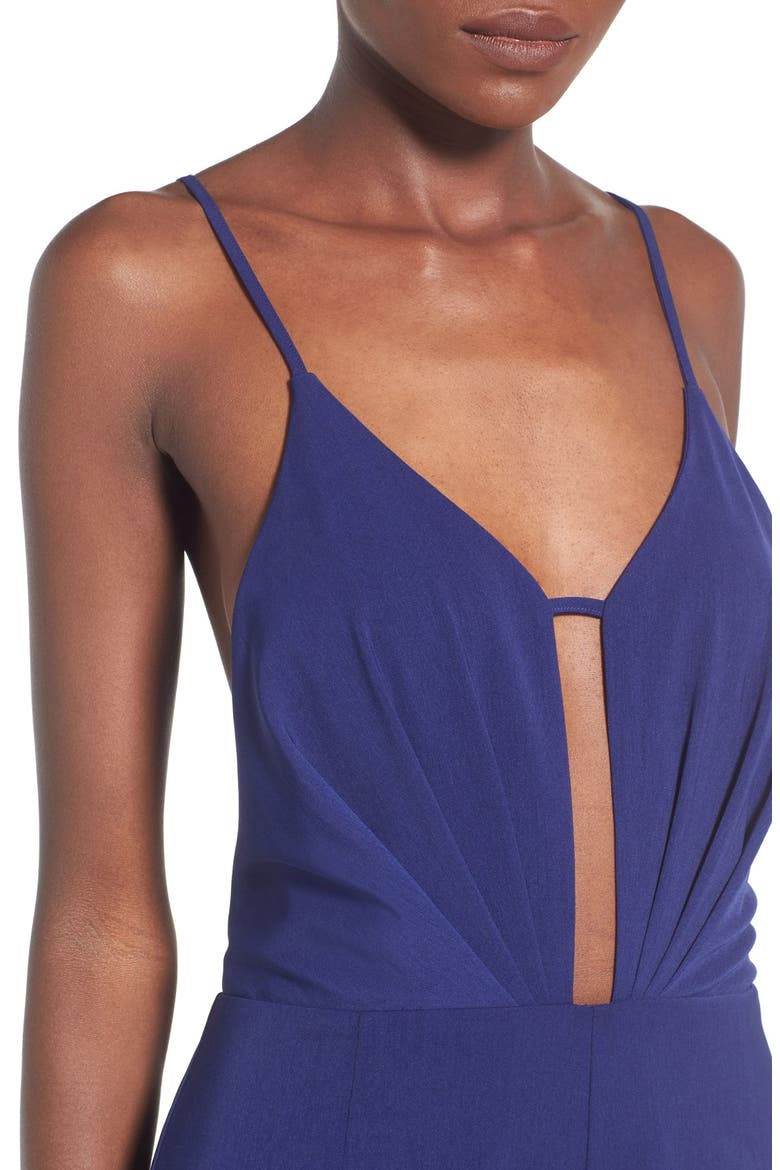 Keyhole Jumpsuit, Alternate, color, BLUE
