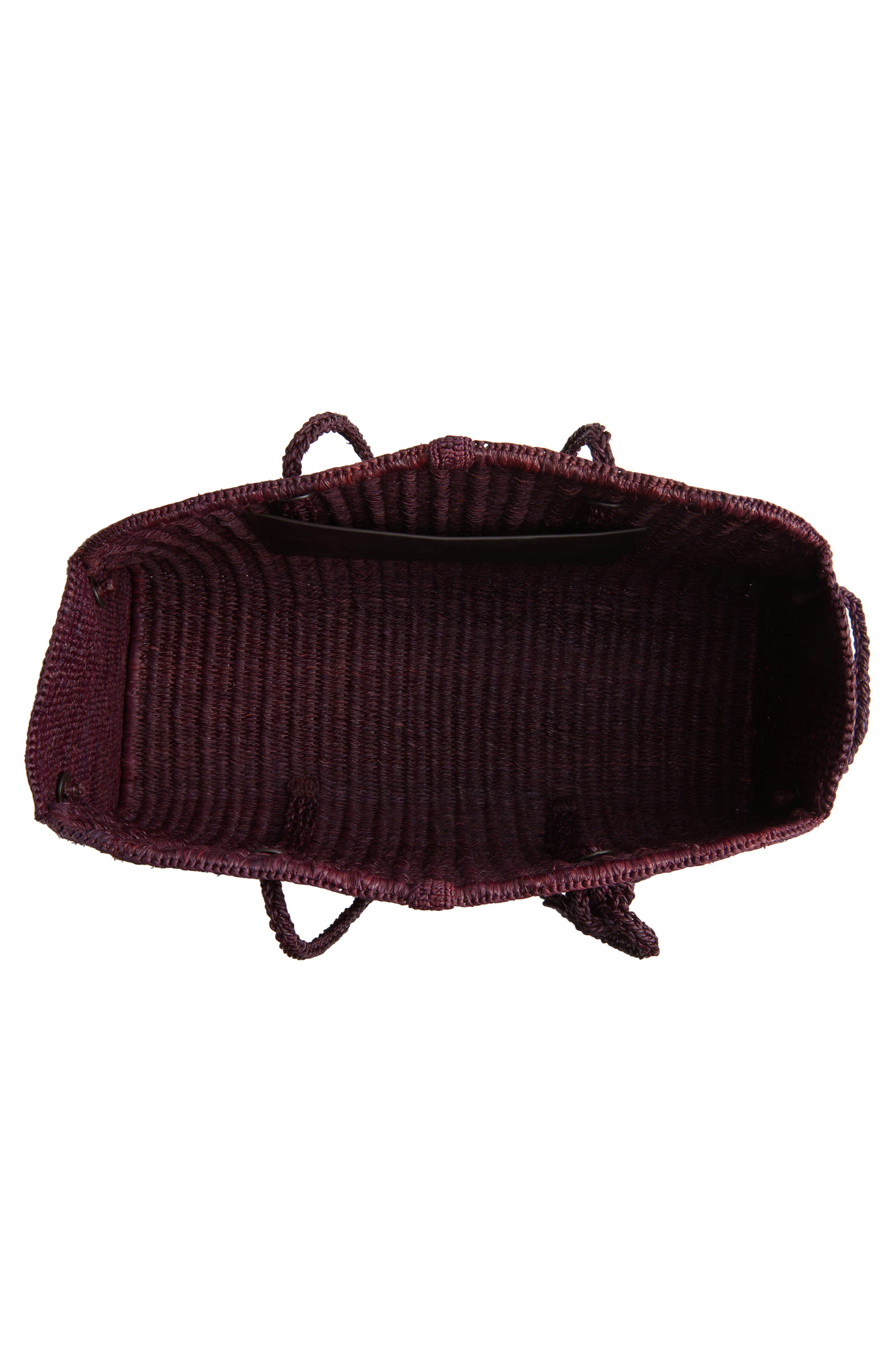 Jacquemus Le Grand Turismo Raffia Bowling Bag, Alternate, color, Brown 850