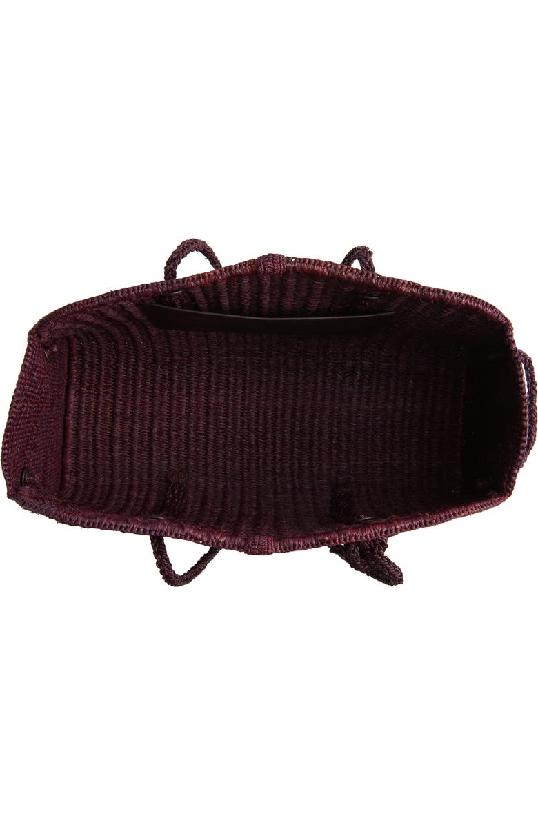 Jacquemus Le Grand Turismo Raffia Bowling Bag, Alternate, color, Brown 850