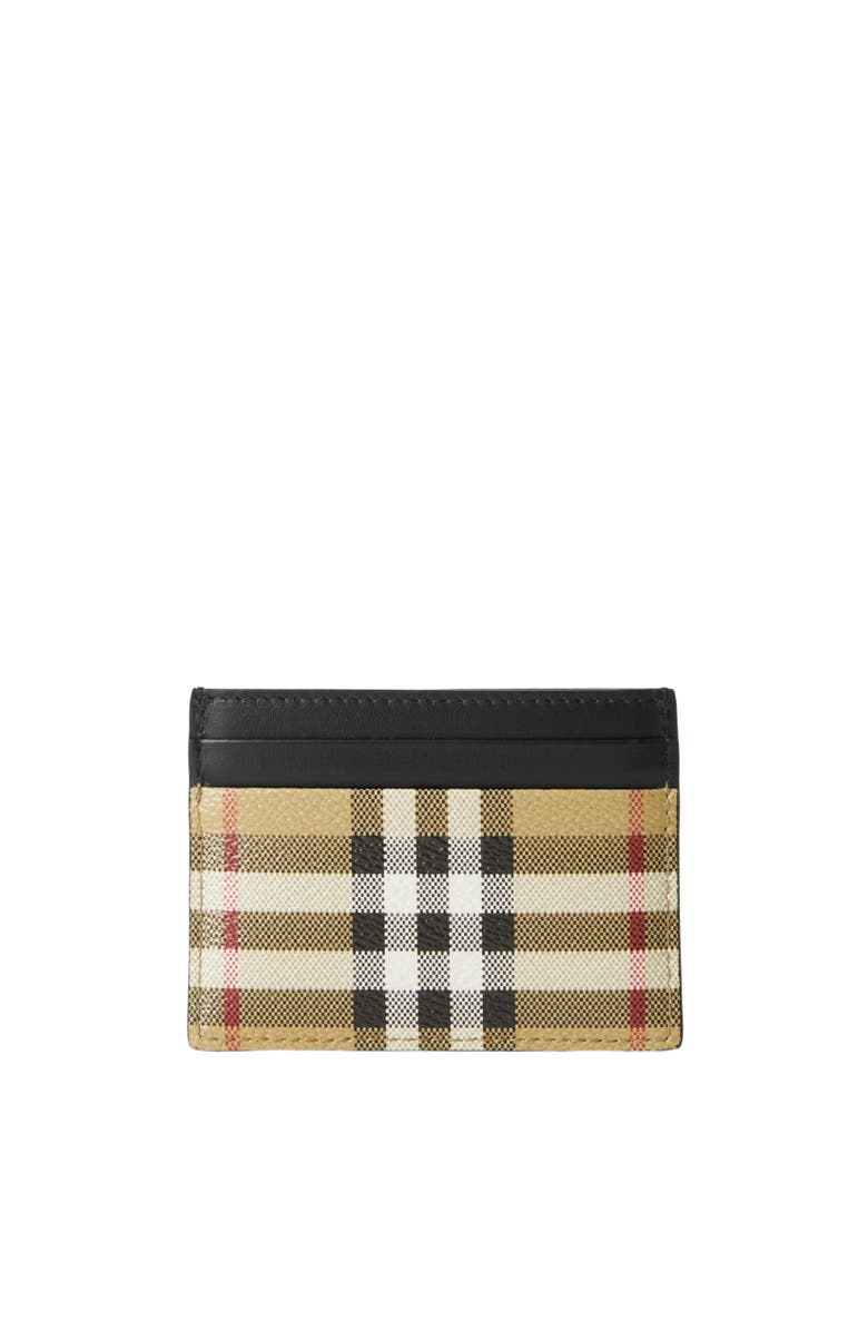 Burberry Check Card Case, Alternate, color,