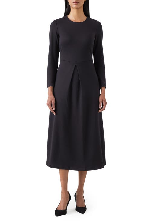 Maria Long Sleeve Ponte Dress