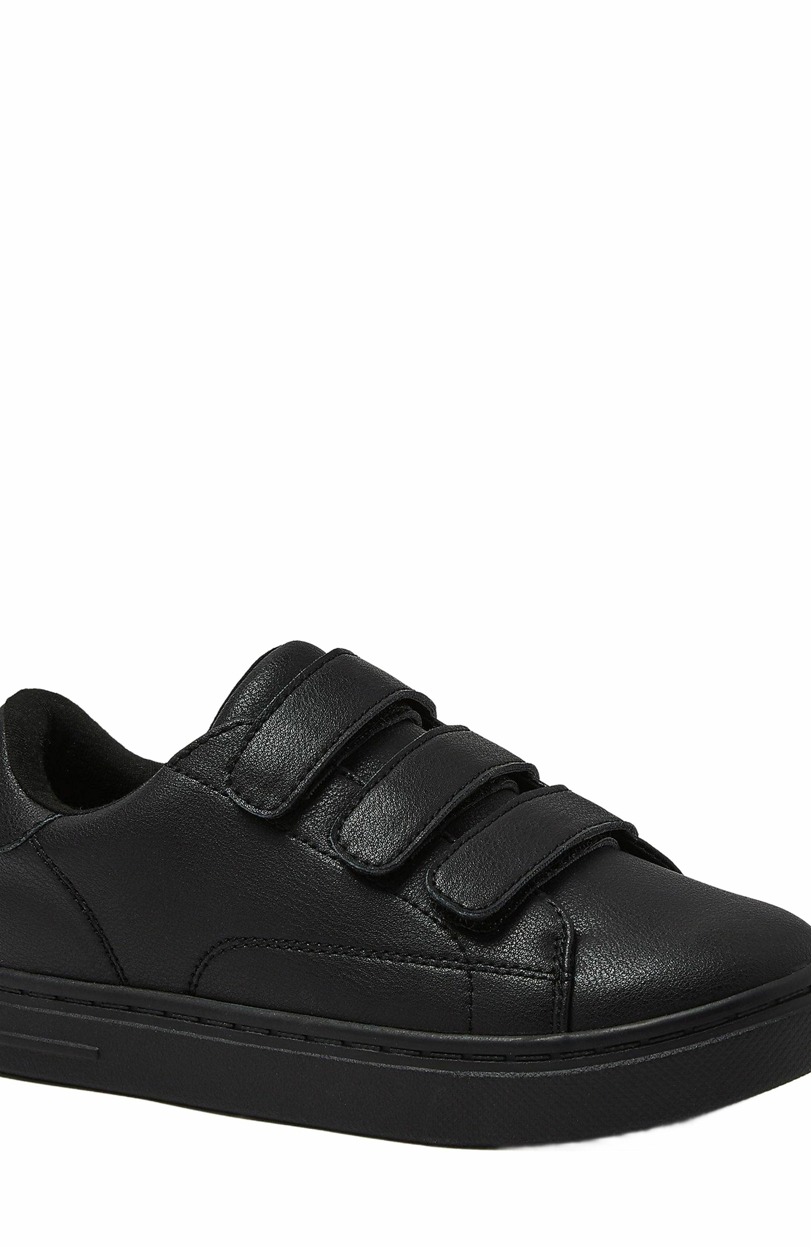 Lands' End Kids Easy On Sneakers, Alternate, color, Black
