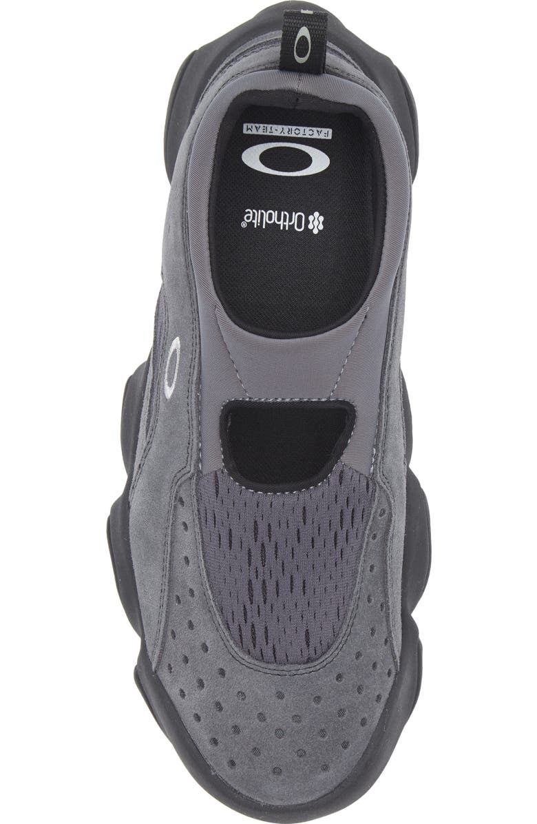 Oakley Factory Team Flesh Sandal, Alternate, color, Asphalt