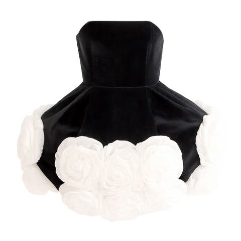 Floral Strapless Dress