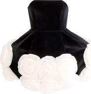 Tulleen Floral Strapless Dress