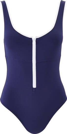 Bellino Zip-Up One-Piece Swimsuit