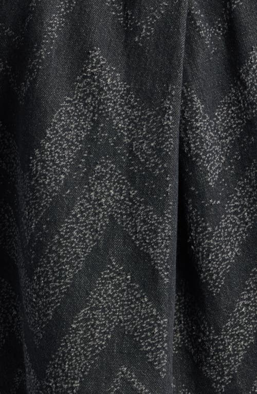 Hugo Boss Cropped Blouse In Crystal-embellished Denim In Black